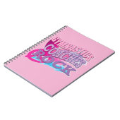 体操のコーチのギフトのノート ノートブック (左側)