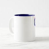 体操のコーチ ツートーンマグカップ (正面左)