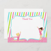 体操のサンキューカード サンキューカード (正面/裏面)