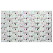 体操のタイポグラフィの生地 ファブリック (ヤード)