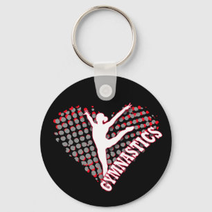 体操のハートKeychain キーホルダー