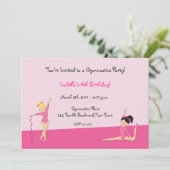 体操のパーティー、倒れかけた招待状 招待状 (スタンド正面)