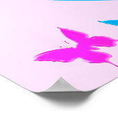 体操のポスターが大好パーソナライズされたき ポスター (角)