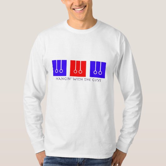 体操のリングのワイシャツ Tシャツ (正面)
