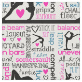 体操の三色の専門用語の単語 ファブリック (クローズアップ)