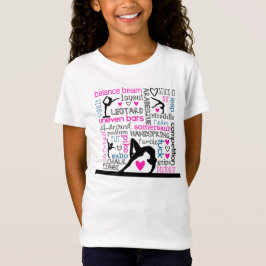 体操の三色の専門用語の単語 Tシャツ