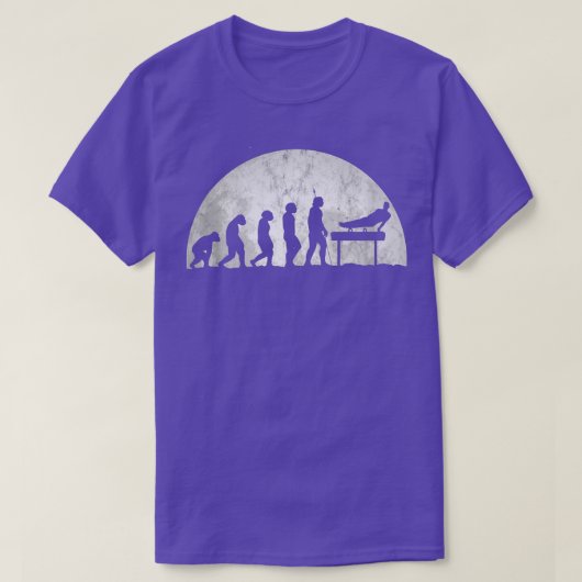 体操の体操の体操進化 Tシャツ (デザイン正面)