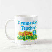 体操の先生の非凡なギフトのアイディア コーヒーマグカップ (左)