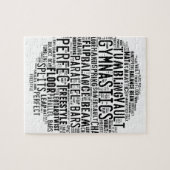 体操の単語の雲 ジグソーパズル (横)