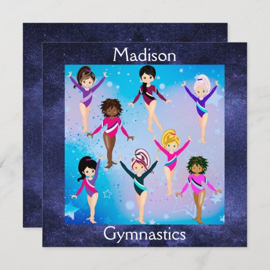 体操の友達：これらの体操選手は私たちに似ている カード (正面/裏面)