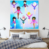 体操の友達:これらの体操選手は私たちに似ている キャンバスプリント (インサイチュ (寝室))