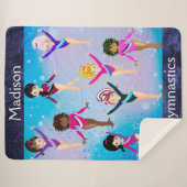 体操の友達:これらの体操選手は私たちに似ている シェルパブランケット (正面(横))