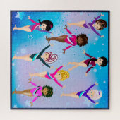 体操の友達：これらの体操選手は私たちに似ている ジグソーパズル (横)