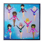 体操の友達：これらの体操選手は私たちに似ている タイル (正面)