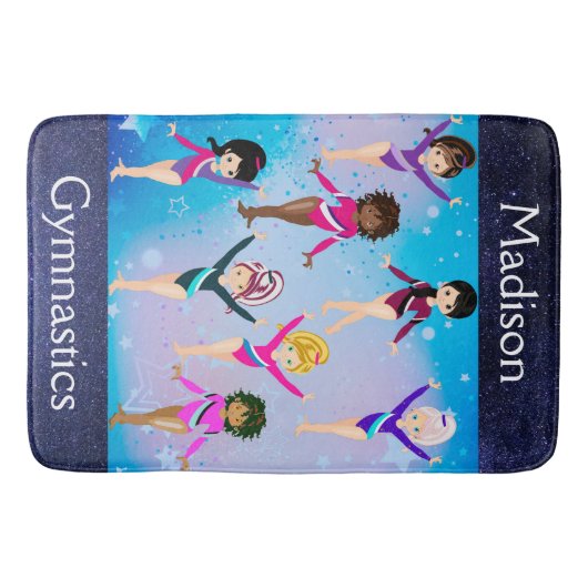 体操の友達：これらの体操選手は私たちに似ている バスマット (正面)
