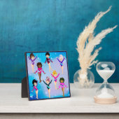 体操の友達：これらの体操選手は私たちに似ている フォトプラーク (インサイチュ)