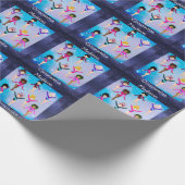 体操の友達:これらの体操選手は私たちに似ている ラッピングペーパー (角)