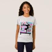 体操の地下鉄の芸術のデザイン Tシャツ (正面フル)