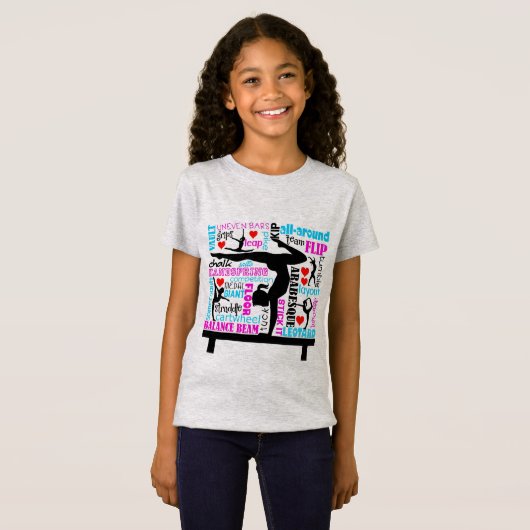 体操の地下鉄の芸術のデザイン Tシャツ (正面フル)