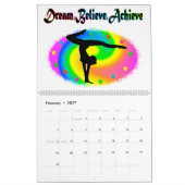 体操の夢を実現する カレンダー (2月 2027)