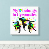 体操の夢 キャンバスプリント (インサイチュ (ウッドフロア))