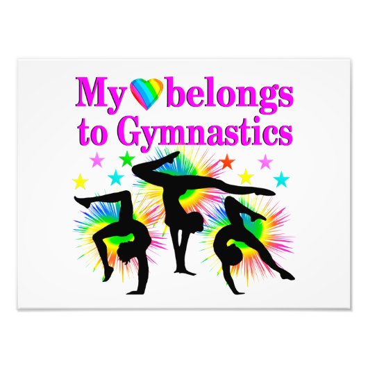 体操の夢 フォトプリント            (正面)