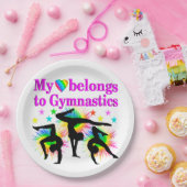 体操の夢 ペーパープレート (パーティー)