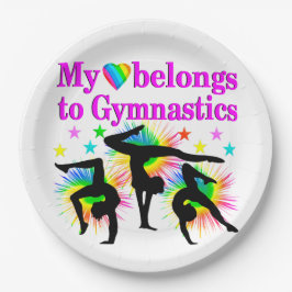 体操の夢 ペーパープレート