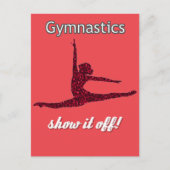 体操の大会がもし中止 ポストカード (正面)