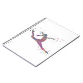 体操の女の子 ノートブック (左側)