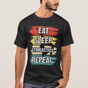 体操の女性男女の子ティーンティムナストダンスレット Tシャツ