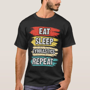 体操の女性男女の子ティーンティムナストダンスレット Tシャツ