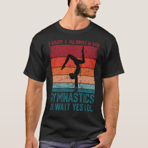 体操の女性男女の子ティーンティムナストダンスレット Tシャツ
