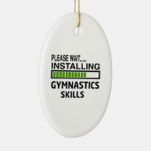 体操の技術を取付けること セラミックオーナメント (右)