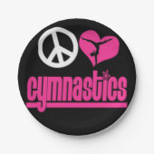 体操の紙皿の体育専門家のパーティーの供給 ペーパープレート (正面)