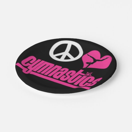 体操の紙皿の体育専門家のパーティーの供給 ペーパープレート (アングル)