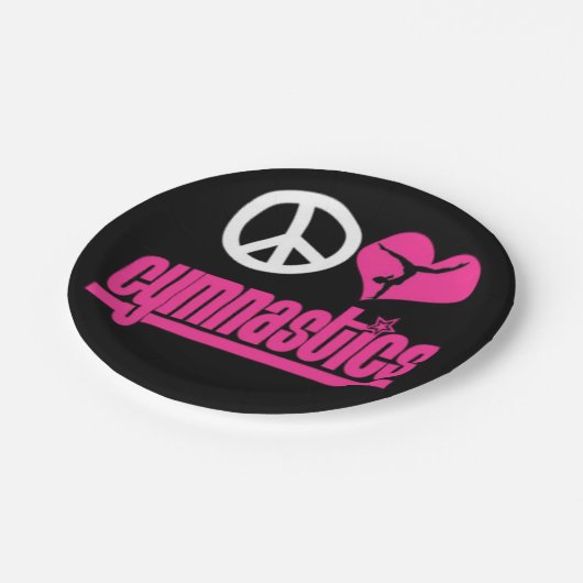 体操の紙皿の体育専門家のパーティーの供給 ペーパープレート (アングル)