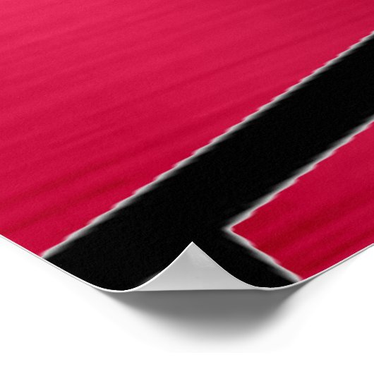 体操の練習/競争バランスビームポスター ポスター (角)