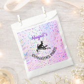 体操の色彩と星の色合い フェイバーバッグ (クリップ留めされた状態)