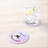 体操の色彩と星の色合い ペーパーコースター (インサイチュ)