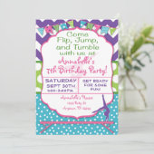 体操の誕生日のパーティの招待状 招待状 (スタンド正面)