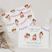 体操の誕生日パーティーへの招待 招待状