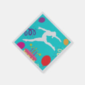 体操の誕生日パーティー スタンダードカクテルナプキン (角)