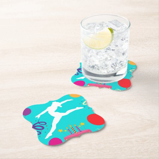 体操の誕生日パーティー ペーパーコースター (インサイチュ)