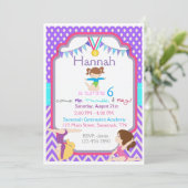 体操の誕生日招待状 招待状 (スタンド正面)