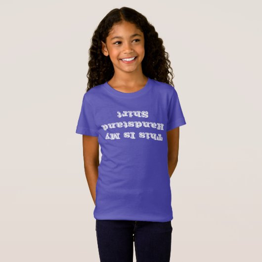 体操の転落の逆さまの逆立ちのワイシャツ! Tシャツ (正面フル)