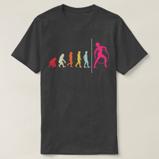 体操の進化Acrobat体操 Tシャツ (デザイン正面)