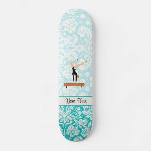 体操の釣り合い梁 スケートボード (正面)