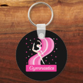 体操の飛躍 キーホルダー (正面)