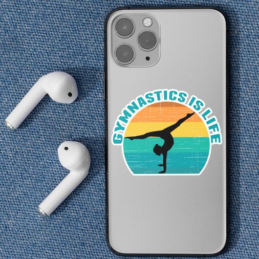 体操はライフカッコいい・サンセット体操選手 シール